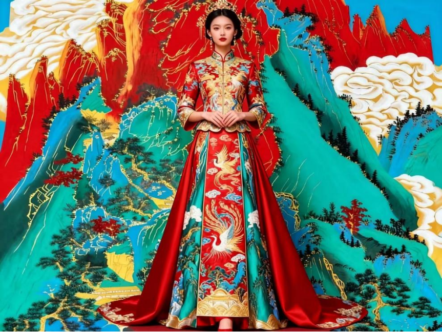 古董纹样衍生服装设计