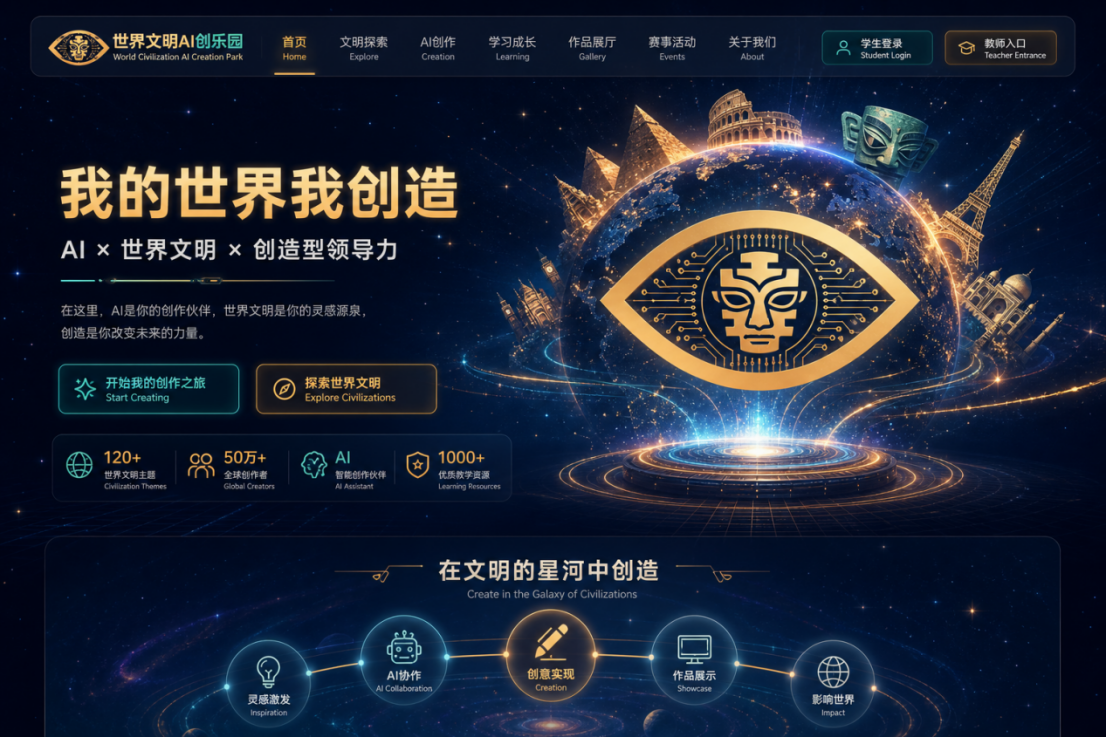 世界文明 AI 创作平台